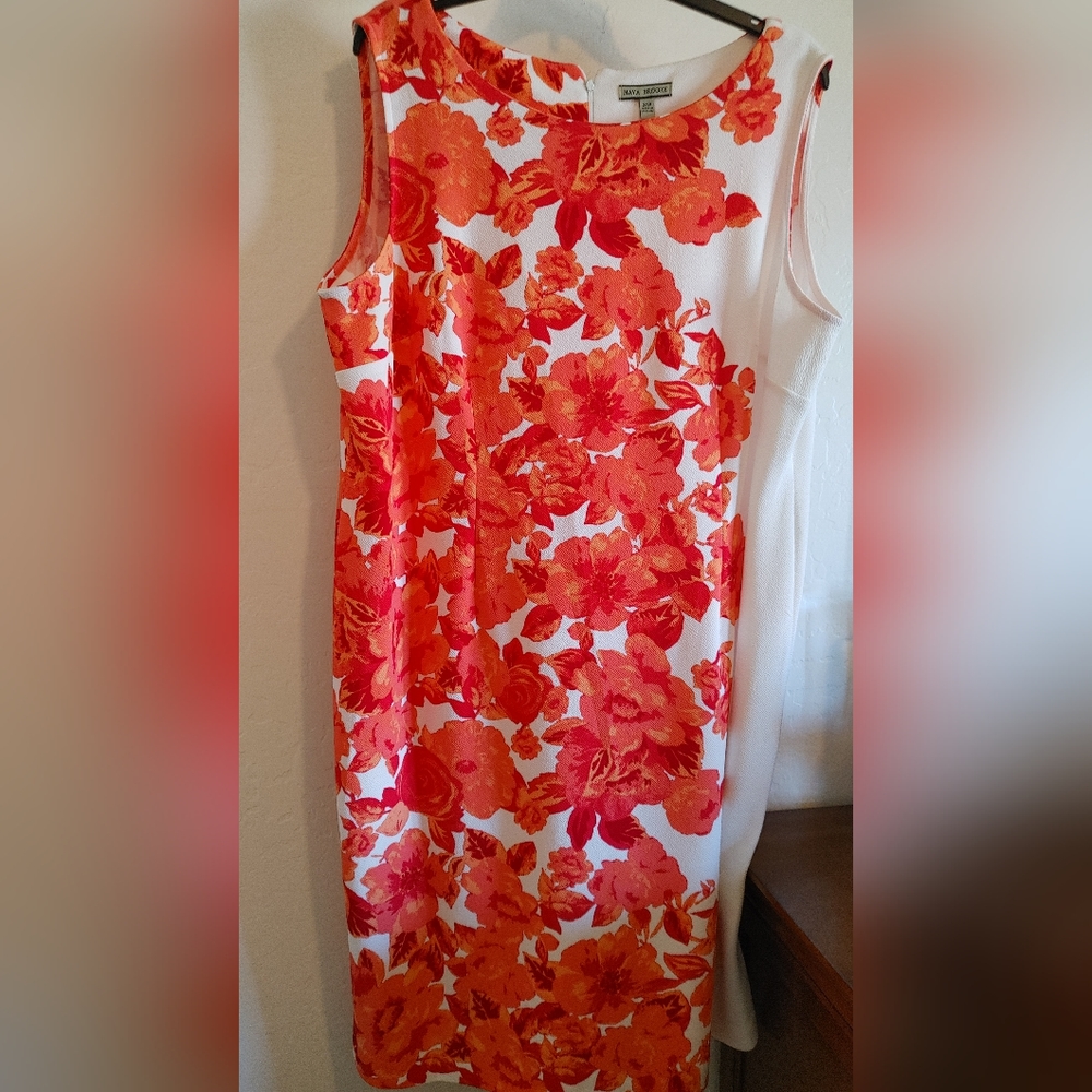 Woman's Plus Flowered Dress